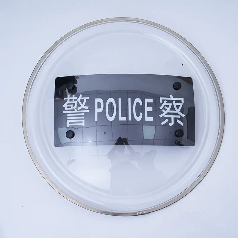 원형 폭동 방지 방패: 근거리 보안을 위한 경량 기동성